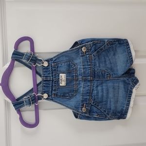 OshKosh girls overall shorts